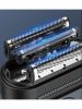 ZCYLPT Foil Shaver,Magnetic Electric Shaver for Men,Mini Reciprocating Portable with USB-C Rechargeable, Waterproof, Cordless, Double Floating Blade