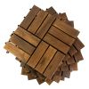 Acacia Wood Assembled Flooring , 10pack, 12 in. x 12 in.