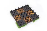 Acacia Wood Assembled Flooring , 10pack, 12 in. x 12 in.